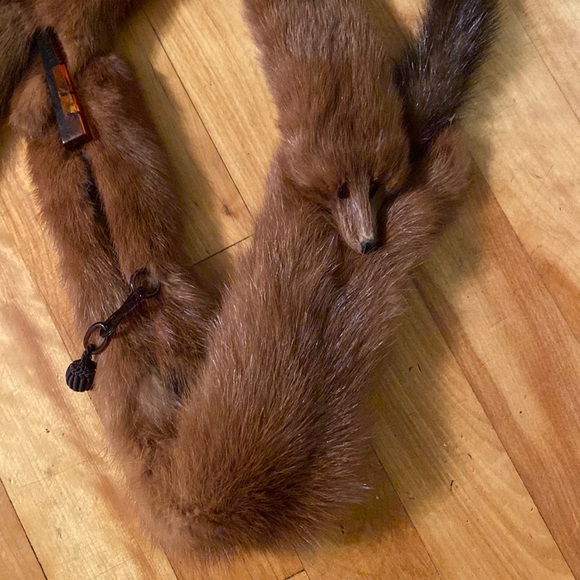 Mink fur stole scarf collar - Picture 12 of 14